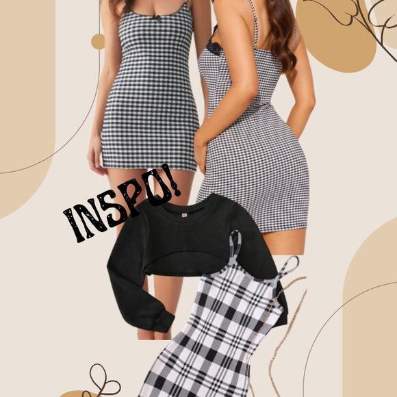 Strapless Plaid Mini Sun Dress - Picture 2 of 2